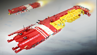 This Lego Tesseract Starship Is Worth Its Own TV Miniseries